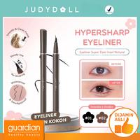 Gambar Judydoll Hypersharp Eyeliner 02 Deep Brown -  Eyeliner cair ujung super tipis bengkok, mudah digunakan, waterproof, smudgeproof 0,4Gr dari Guardian Official Store undefined 3 Tokopedia