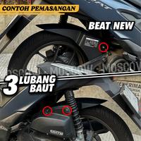 Gambar TERLARIS HUGGER Spakbor Kolong BLADE Blade SPAKBOR KOLONG BEAT HUGGER BEAT DELUXE / STREET NEW 2012 - 2024 SCOOPY 2017 - 2024 GENIO PNP 3 BAUT MOSCOW ABS PLASTIK TEBAL FREE STIKER WARNING HUGER SPAKBOARD BELAKANG HONDA MATIC PELINDUNG CIPRATAN PNP READY dari daniwea undefined 4 Tokopedia