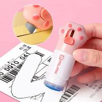 Gambar Cat Paw Thermal Paper Correction Fluid With Knife Parcel Box Opener Home Anti Peep Identity Information Privacy Protector Eraser dari wisolvert undefined 2 Tokopedia
