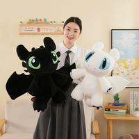 Gambar Terbaru, Cute Toothless Stuffed Cushion Light Fury Dragon Plush Cushion Cartoon Action Dolls Night F dari Petacome undefined 1 Tokopedia