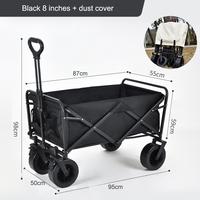 Gambar Portable Utility Wagon Home Garden Hand Cart Trolley Camping Folding Collapsible Rolling Cart Collapsible Shopping Cart dari Qyrira undefined 5 Tokopedia