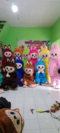Gambar Kostum badut labubu putih dari sellselll undefined 4 Tokopedia