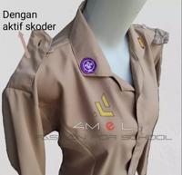 Gambar baju pramuka seragam sekolah guru/pembina kain oxford lengan panjang dari supiyahnia undefined 1 Tokopedia