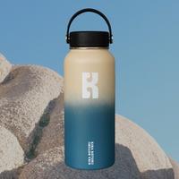 Gambar KIRA BOTORU 1 LITER WATER BOTTLE | CREAM BLUE dari Ekskalated Store undefined 1 Tokopedia