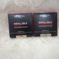 Gambar Loreal Infallible Oil Killer High Coverage Compact Powder - 105 Fair Linen dari MoikoShop undefined 1 Tokopedia