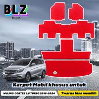 Gambar Bolizun Karpet Mobil Custom Wuling Cortez 1.5 Turbo [Captain Seat] 2019-2024 (3 Baris Dan 3Baris+Bagasi) #Gratisongkir - Biru 3 Baris dari RAOTEK undefined 4 Tokopedia