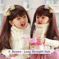 Gambar Wig Anak Rambut Palsu Warna COKLAT TIDAK KILAP Ala Korea Model Lurus Gelombang Curly Wave Pendek Sedang Panjang Short Medium Long dari Balmone undefined 5 Tokopedia