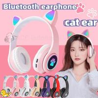 Gambar LED Color Light Cute Cat Ear Headphone with Mic B39M Foldable Wireless Headphones Bluetooth Earphone HiFi Stereo Headset Bluetooth Headset Gaming No Delay Henset Bloetooth headset bluetooth headset miniso earphone Bluetooth headphone bluetooth gaming - B39-Merah hitam dari TC BRAND undefined 1 Tokopedia