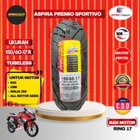 Gambar Original Ban luar aspira premio sportivo uk 150/60 17 Rear Tubeles (Terbaik) dari WINA otomotif undefined 1 Tokopedia