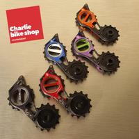 Gambar READY !! ELILE OSPW Titanium Carbon Pulley 13-14T Zirconia Sram AXS Red Force - Purple dari Grosir santoso anyarrrrrrr undefined 1 Tokopedia