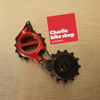 Gambar READY !! ELILE OSPW Titanium Carbon Pulley 13-14T Zirconia Sram AXS Red Force - Purple dari Grosir santoso anyarrrrrrr undefined 3 Tokopedia