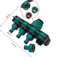 Gambar 1/2"-3/4" Hose Splitters Garden Water Control Valve 4-way Splitter Agricultural tools farm Drip irrigation Faucet Adapter dari Steelwing undefined 2 Tokopedia