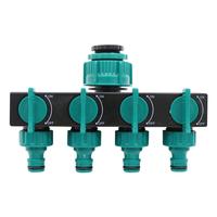 Gambar 1/2"-3/4" Hose Splitters Garden Water Control Valve 4-way Splitter Agricultural tools farm Drip irrigation Faucet Adapter dari Steelwing undefined 1 Tokopedia