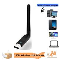 Gambar 150Mbps Mini USB WiFi Adapter 2.4GHz Wireless Network Card 802.11 b /g/n WiFi Receiver LAN Dongle For Set Top Box RTL8188 dari kunti rasa randa undefined 4 Tokopedia