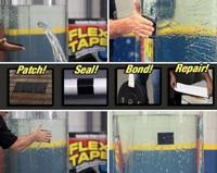 Gambar [ Hitam ] Flex Tape Isolasi Ajaib Super Kuat Rubberized Waterproof dari asmania42562 undefined 3 Tokopedia