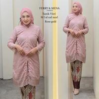Gambar SETELAN KEBAYA PESTA TUNIK VITRI BROKAT PAYET BUSUI+ROK M-3XL LD 130 dari DOLANAN_STORE5 undefined 2 Tokopedia