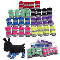 Gambar 4Pcs Dog winter cotton soft shoes Rain Anti-slip boots Reflective Dog Puppy Shoes Pomeranian Teddy Bichon Soft-soled Pet Boots dari scutterstore undefined 1 Tokopedia