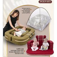 Gambar (HF)Kasur Bayi Sofa Bayi Dialogue Emerald Crown series + kelambu tenda DGK9401 | DGK9405 dari Hangfu Store undefined 2 Tokopedia