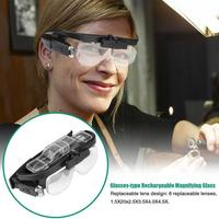 Gambar New KCP 11642 Kacamata Pembesar USB LED Rechargeable Spectacle Magnifier . dari manda249 undefined 2 Tokopedia