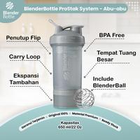Gambar Ty Botol Minum Blenderbottle Prostak Bottel Gym With Pill Abu Abu Readyy!!! dari Ramdan storeid undefined 1 Tokopedia