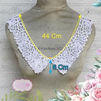 Gambar (Per Pcs) AP573 Renda Bordir Leher / Aplikasi Kerah Cantik Putih dari Jaxon undefined 1 Tokopedia