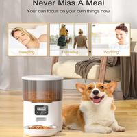 Gambar 4L Smart Pet Cat Dog Automatic Pet Food Feeder Dispenser Kucing Anjing dari athar petshop undefined 4 Tokopedia