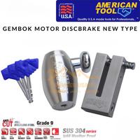 Gambar Hang - GEMBOK KUNCI PENGAMAN CAKRAM MOTOR AMERICAN TOOL SECURE SUJ dari Hang Store2 undefined 3 Tokopedia