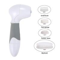 Gambar New Facial Cleansing Brush Sonic Vibration Mini Face Cleaner Silicone Deep Pore Cleaning Electric Waterproof Massage with 4 Head dari Zattar Acc undefined 2 Tokopedia