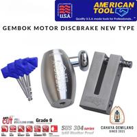 Gambar Hang - GEMBOK KUNCI PENGAMAN CAKRAM MOTOR AMERICAN TOOL SECURE CHY dari Hang Store2 undefined 2 Tokopedia