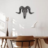 Gambar Sheep Head Wildlife Animal Head Wall Mounted Ornament Faux Taxidermy dari pajri toys undefined 4 Tokopedia