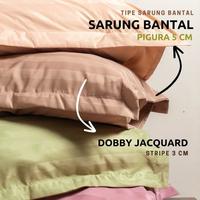 Gambar Midori - Sarung Bantal dan Guling Microtencel Motif Salur Tencel Tensel Premium dari tirahstore undefined 3 Tokopedia
