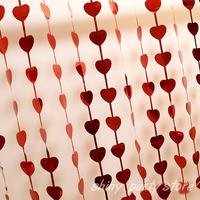 Gambar 1m×2m Heart Rain Curtain Party Decoration Valentine's Day Atmosphere Background Decor For Birthday Parti Wedding Shooting Props dari wajibtuku97 undefined 4 Tokopedia
