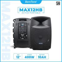 Gambar BareTone Speaker Portable MAX12HB 12" 400W Wireless Bluetooth SD Card FM Radio dari Starcomp Solo undefined 3 Tokopedia