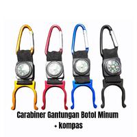 Gambar Carabiner Gantungan Botol Minum Dengan Klip Pengait Botol Air Mineral Buckle Bottle Alat Naik Gunung dari didmin undefined 2 Tokopedia