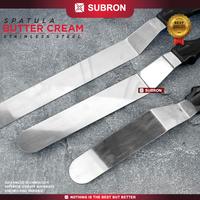 Gambar SUBRON Spatula Butter Cream Knife Sendok Poles Cake Pastry Pegangan Plastik Model Lekuk Stainless - SMALL dari SUBRON KITCHENWARE undefined 4 Tokopedia