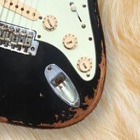Gambar Custom Shop Handcrafted Classic Heavy Relic Eric Clapton Signature Electric Guitar Black Relic Guitarra dari Grosir Singkong undefined 5 Tokopedia