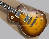 Gambar China electric guitar flame maple top hand made heavy relic smoky color dari Grosir Singkong undefined 1 Tokopedia