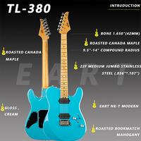 Gambar EART Professional Electric Guitar TL-380 HBC Humbucker Pickups Roasted Canada Maple Neck Wood Fingerboard Travel Guitar dari Grosir Singkong undefined 2 Tokopedia