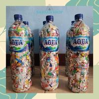 Gambar Ecobrick Botol Aqua 1500 ml Ramah Lingkungan Ekobrik Kerajinan Plastik Daur Ulang dari ikutraestoko0191810 undefined 3 Tokopedia