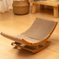 Gambar Cat Scratching Board Bed  Rocking Chair Cat House Ergonomic Curve Easy Installation Furniture  for Indoor Use dari mniflimaf undefined 3 Tokopedia