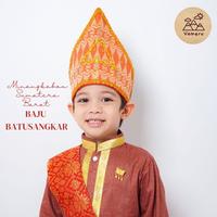 Gambar (Langsung Diproses) Pakaian Adat Minangkabau Anak Laki Laki Minang Padang Sumatera Barat | Grab/Gosend dari tokosharri undefined 2 Tokopedia