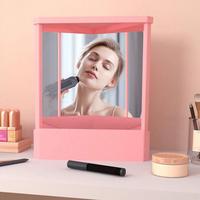 Gambar Real Mirror Effect Non-reversing Mirror True Non-reversing Vanity Makeup Mirror for Beauty Reflections Precision for Face dari bastianwijaya undefined 5 Tokopedia