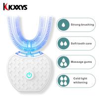 Gambar New! Terlaris! Ultrasonic U Shape 360 Degrees Intelligent Automatic Sonic Lazy Electric Toothbrush B dari nadyineee undefined 1 Tokopedia