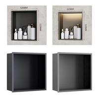 Gambar Aluminum Alloy Shower Niche *Wall Niche Bathroom Shelf Soap Niche Elegant Easy to Install Recessed Niche for Soap dari Pak sujono store undefined 4 Tokopedia