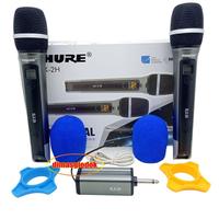 Gambar Mic Wireless SHURE SLX2H Microphone Tanpa Kabel Body Besi SLX-2H Mik Pegang Shure Werles dari A-SOUND undefined 1 Tokopedia