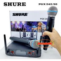 Gambar Mic Pegang Wireless SHURE PGX 242/93 Microphone PP 2 Mik Pegang Werles Shure dari A-SOUND undefined 4 Tokopedia