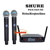 Gambar Mic Pegang Wireless SHURE PGX 242/93 Microphone PP 2 Mik Pegang Werles Shure dari A-SOUND undefined 3 Tokopedia