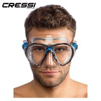 Gambar New! Terlaris! Terbaru! Cressi Scuba Diving Mask Snorkeling Swimming Tempered Glass Lens Low Volume dari yayah kios gelap undefined 2 Tokopedia