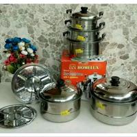 Gambar PANCI SET 5 IN 1 HOMELUX + KUKUSAN. dari roenahkemeja846 undefined 1 Tokopedia
