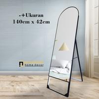 Gambar STANDING MIRROR FULL BODY OVAL CERMIN BERDIRI terlaris dari chandra-murah11 undefined 4 Tokopedia